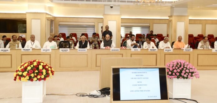 Shah meets CMs of Maoist-hit states, reviews security