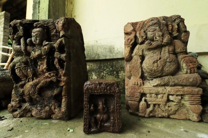 Old Temple Images found in Ratnachira Vally of Odisha