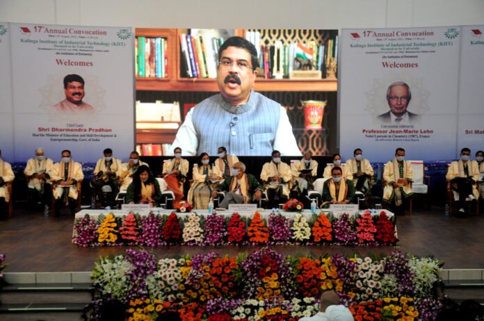 KIIT contributes effectively for taking India to the top of the global knowledge economy, said Dharmendra Pradhan