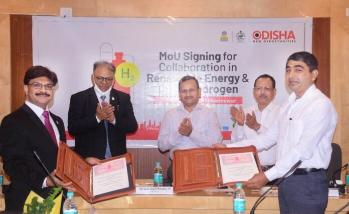 Odisha Signs MoU For Exploring Feasibility Of green Hydrogen Plants