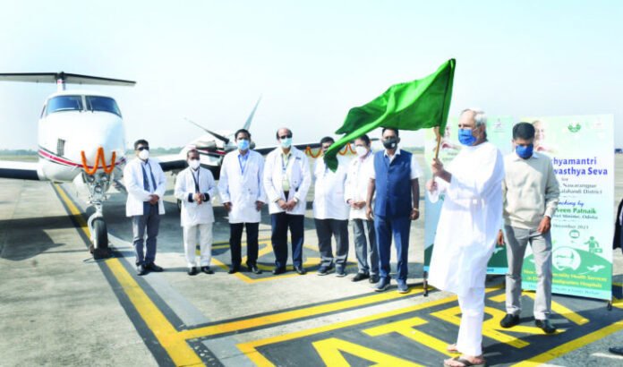 cm-air-healthsevice-programme-starts-at-nuapada-district