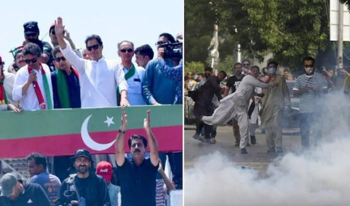 violence-during-imran-khans-protest-march