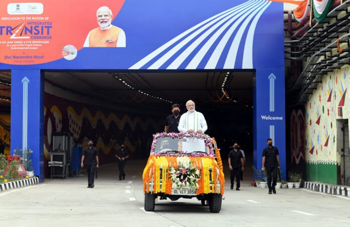 Prime Minister Dedicates Pragati Maidan Integrated Transit Corridor project