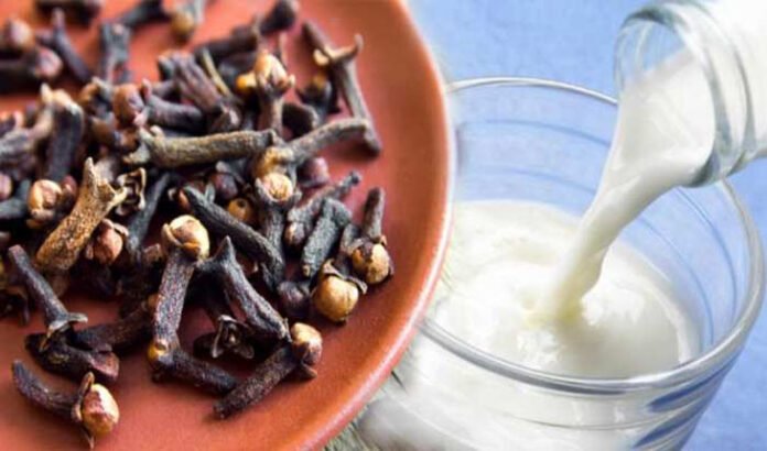 everyday drink-milk-with-cloves for better health benefits