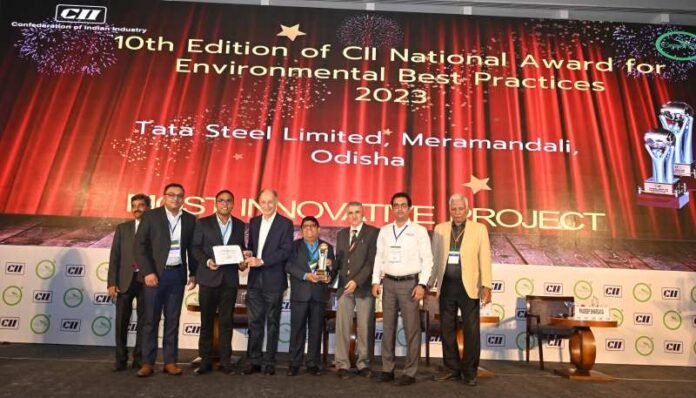 Tata Steel Meramandali Wins CII National Award For Environmental Best Practices 2023