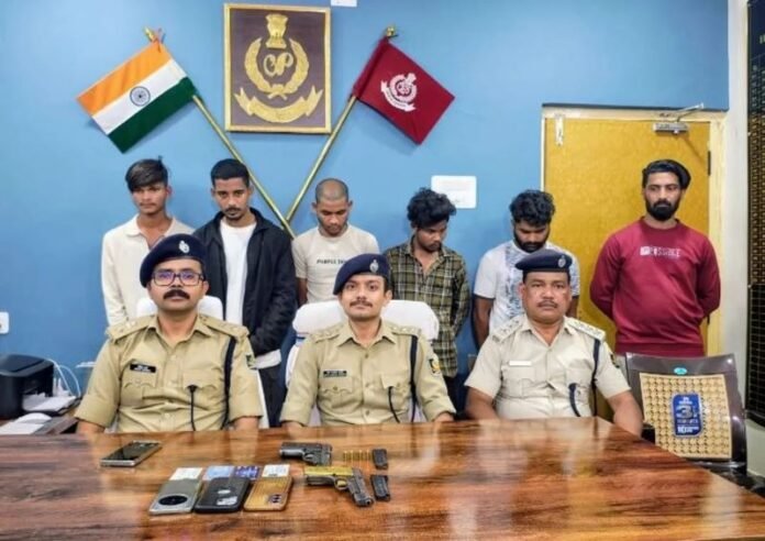 Koraput Police Arrests Veteran Ganja Mafia; Seized 350 Kg of Ganja & 2 Pistols