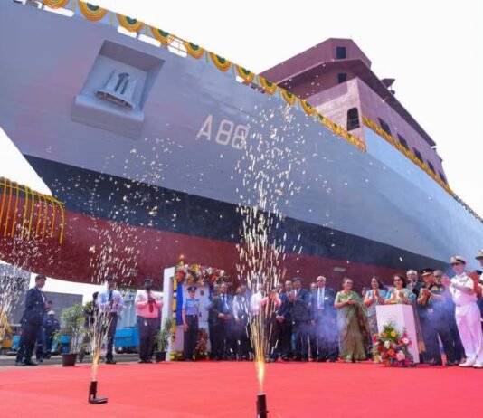 Krishna, The First Cadet Training Ship Launched Krishna, The First Cadet Training Ship Launched