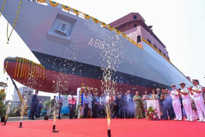 Krishna, The First Cadet Training Ship Launched